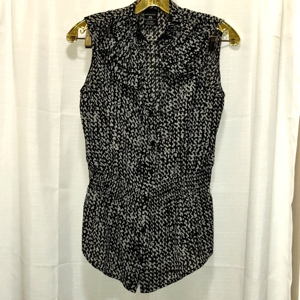 Black & Grey Women's Top